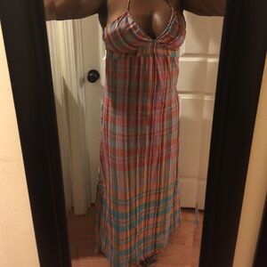 Ladies Maxi Halter Dress